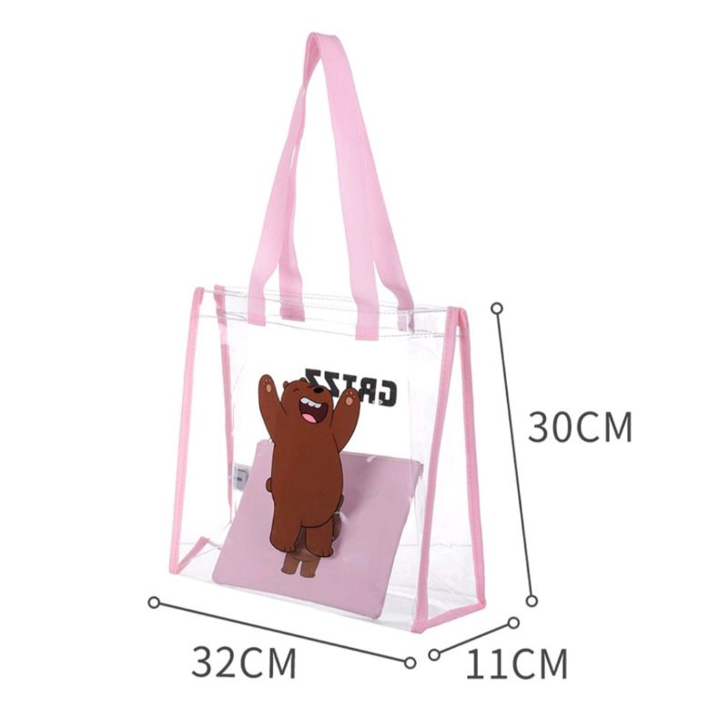 Miniso Totebag Transparan