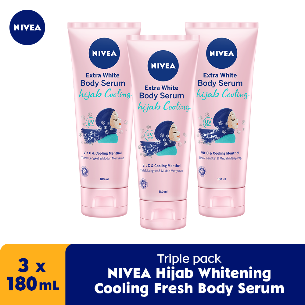 Jual Nivea Extra White Body Serum Hijab Cooling Instant Cooling X Ml Shopee Indonesia