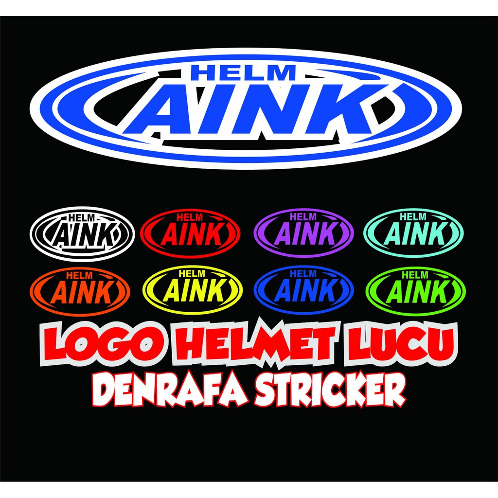 Jual LOGO CUTTING STICKER LUCU UNTUK HELMET | Shopee Indonesia