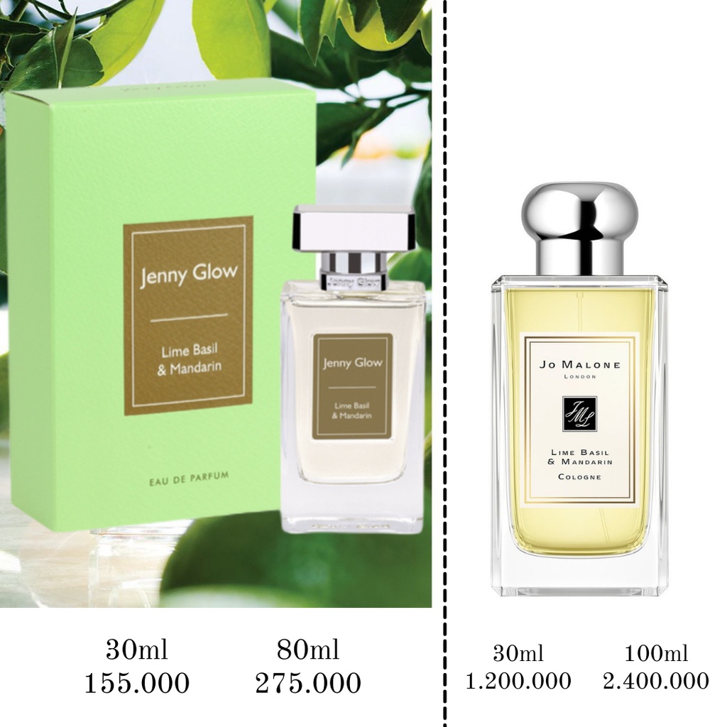 Jenny Glow Lime Basil Mandarin EDP 30ml 80ml dupe Jo malone