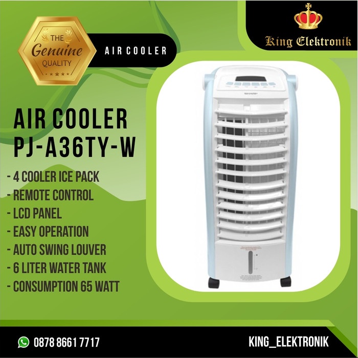 Jual Air Cooler Sharp Pja Ty Air Cooler Sharp Pja Ty White