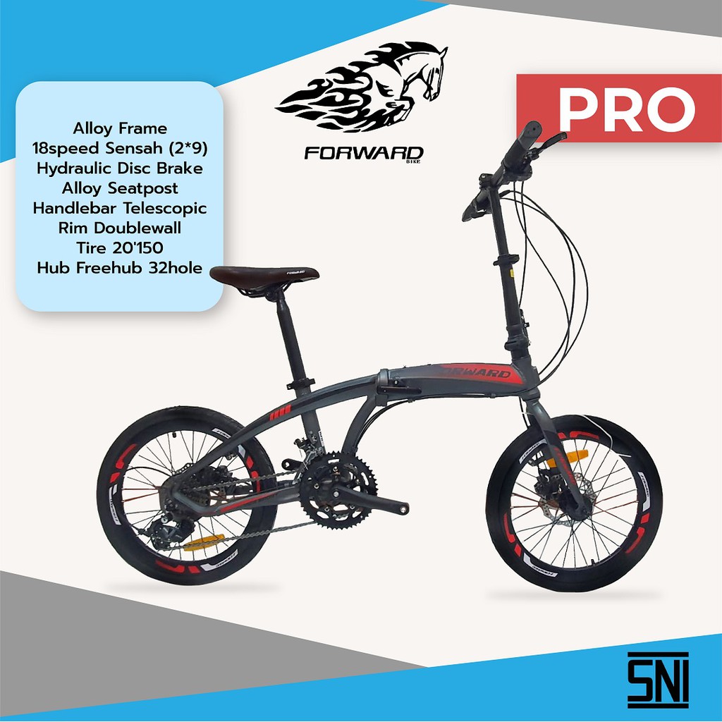 Jual Sepeda Lipat FORWARD PRO Folding Bike 20