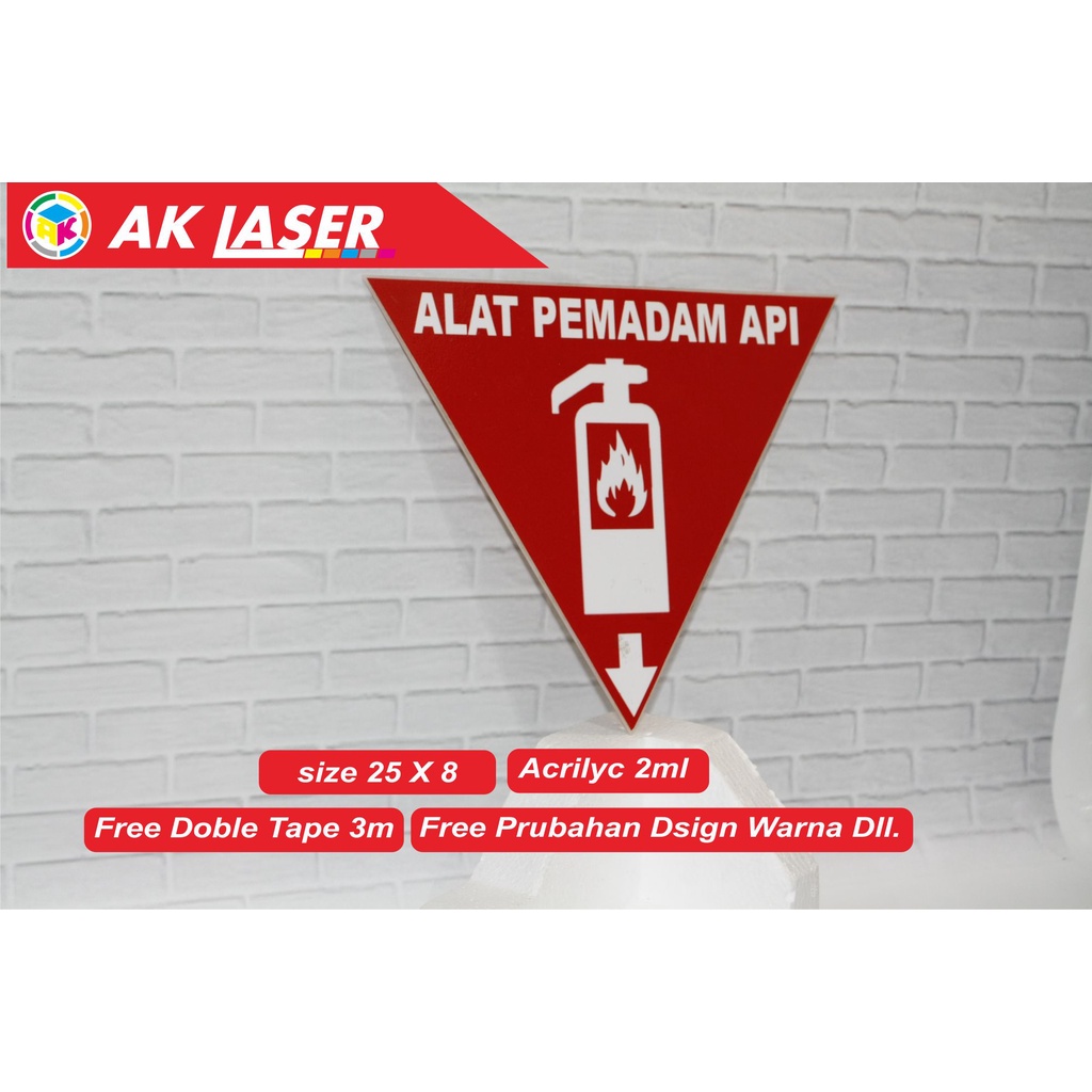 Jual Akrilik Sign Apar Shopee Indonesia