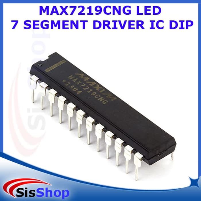 Jual MAX7219CNG LED 7 SEGMENT DRIVER IC DIP | Shopee Indonesia