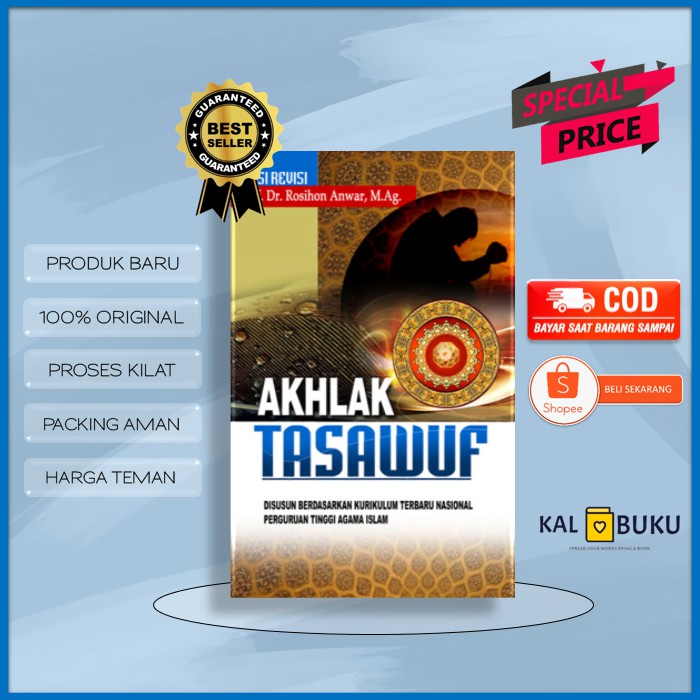 Jual Buku Akhlak Tasawuf Edisi Revisi Karya Penulis Rosihon Anwar ...