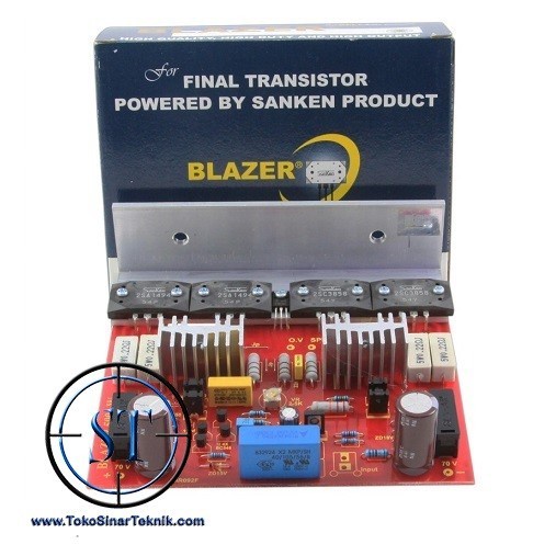 Jual Kit Power Amplifier Blazer 500W Mono + Transistor Sanken TR1494