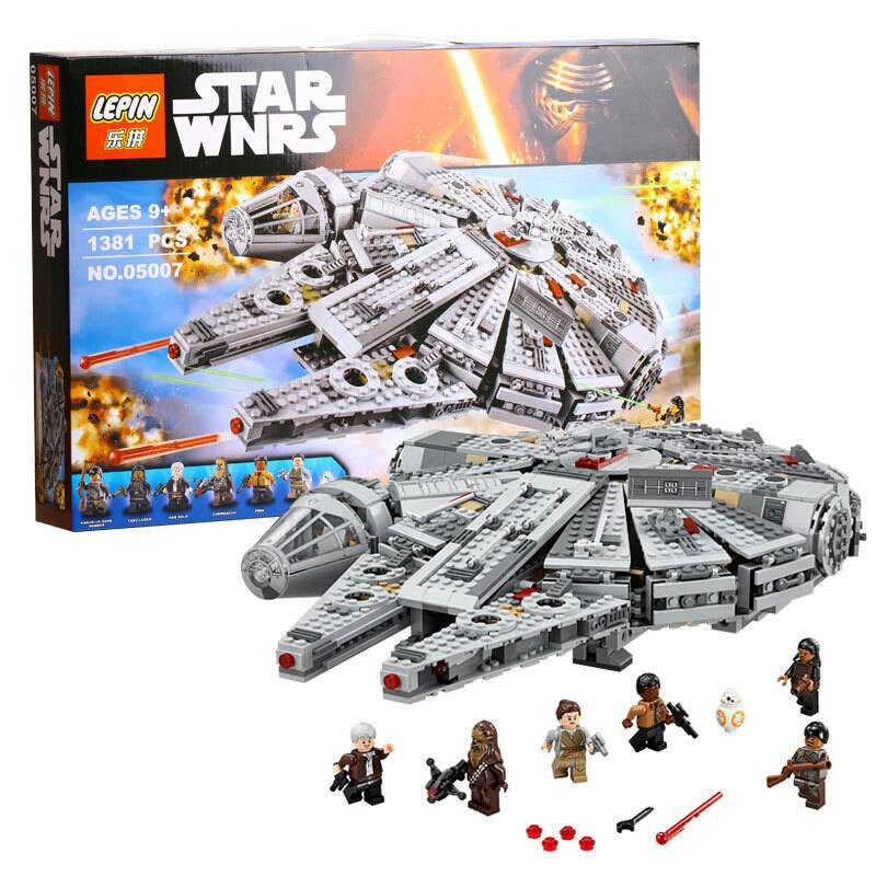 Millennium falcon lego online 1381 pcs