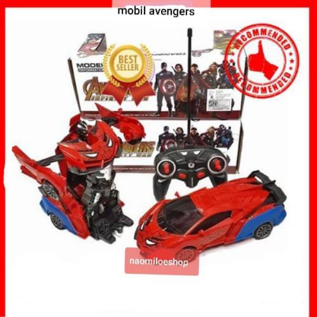 Jual mobil remote kontrol robot transformers/mainan remotekontrol ...