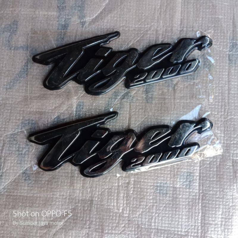 Jual emblem atau lambang honda tiger emblem tangki tulisan tiger