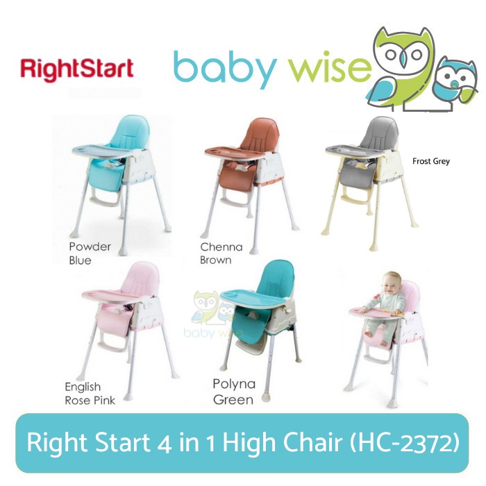 Jual Right Start Baby High Chair With Table Kursi Meja Makan