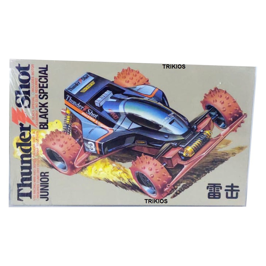 Jual Rep. Tamiya Mini 4wd Merk Ruize Thunder Shot Junior Black