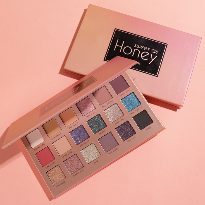 Jual FOCALLURE FA40 Sweet As Honey Eyeshadow 18 Color | Shopee Indonesia