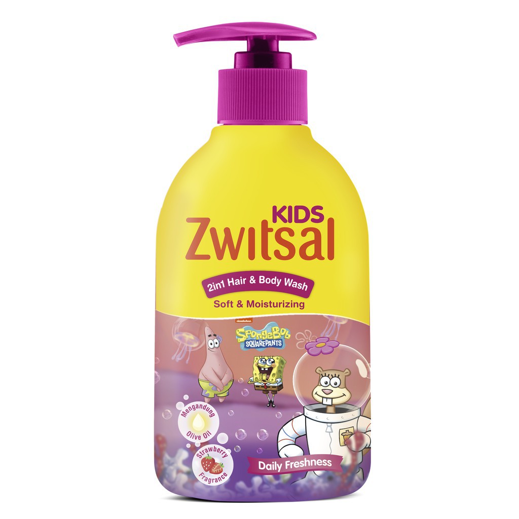 Jual Zwitsal Kids 2in1 Hair & Body Wash Soft Moisturizing 280ml Shopee Indonesia