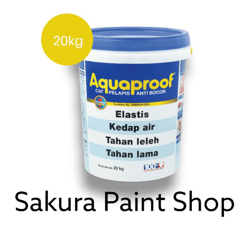 Jual Aquaproof Cat Pelapis Anti Bocor 20kg Shopee Indonesia 5178