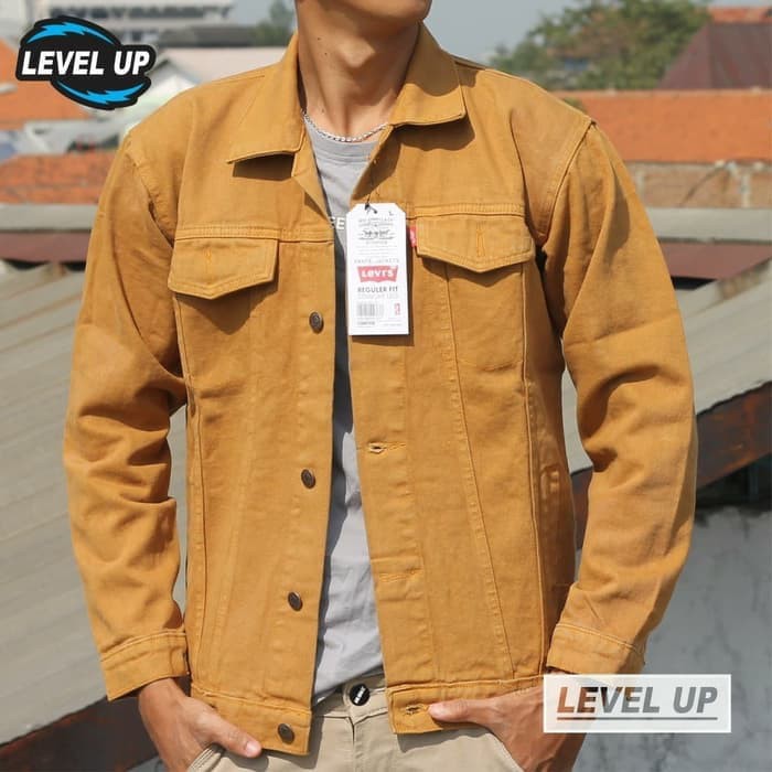 Jaket on sale levis mustard