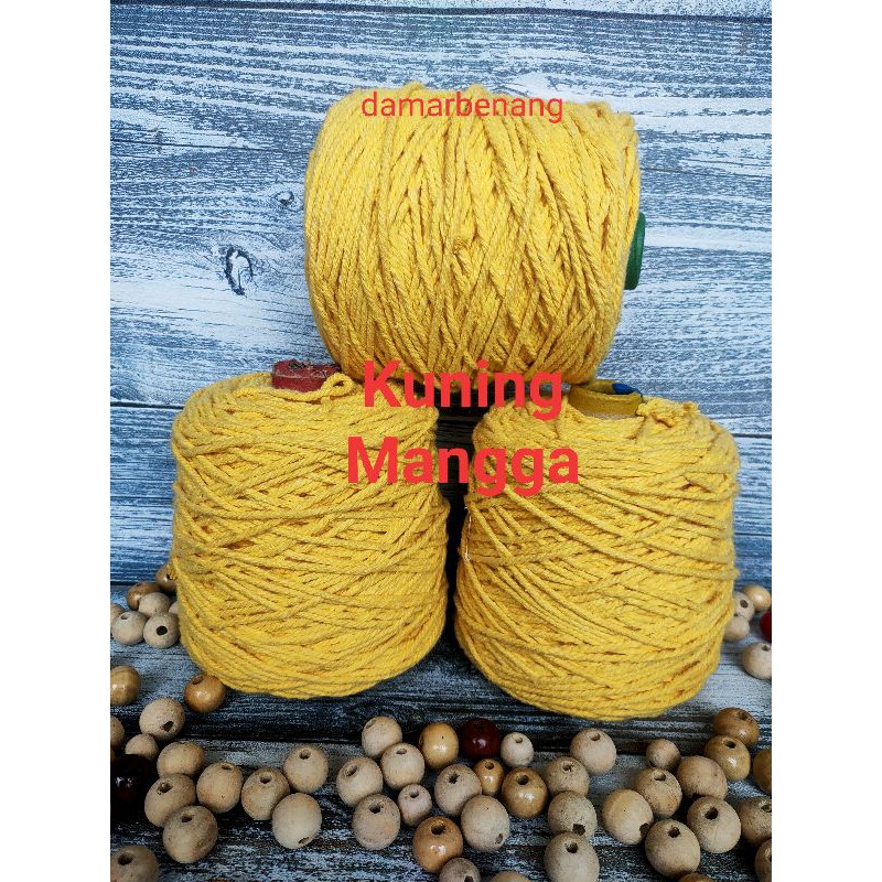 Jual Tali katun kuning mangga size 4mm(1kg) | Shopee Indonesia
