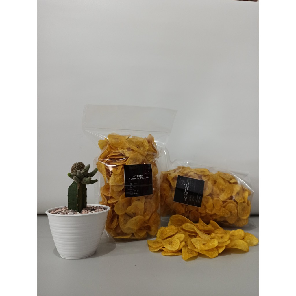 Jual Keripik Pisang Manis 500 Gr Dan Asin 400 Gr Shopee Indonesia