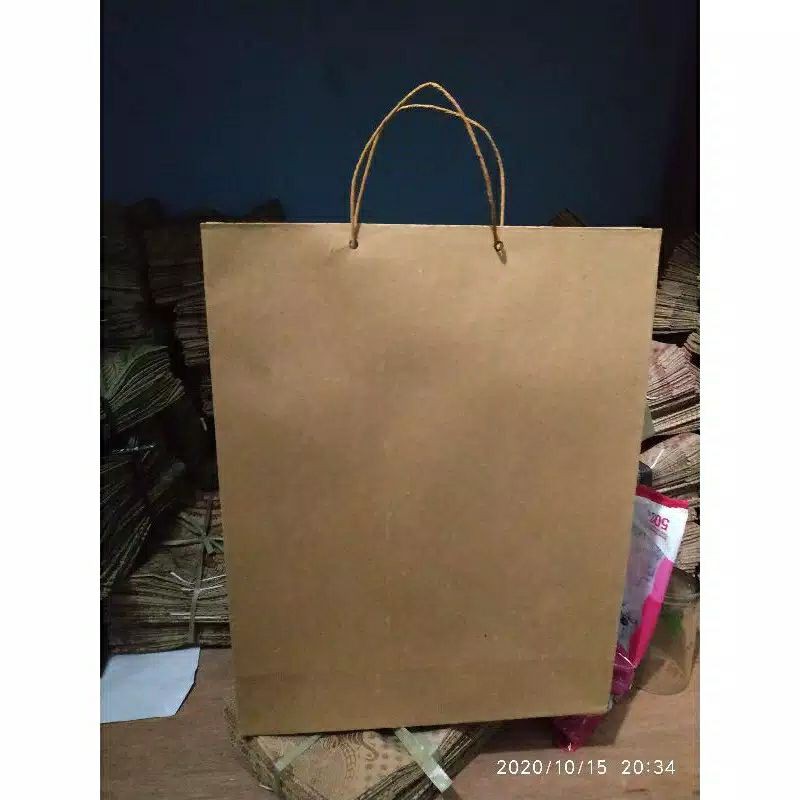 Jual Paper Bag Polos Kraft Ukuran X X Cm Ready Shopee Indonesia