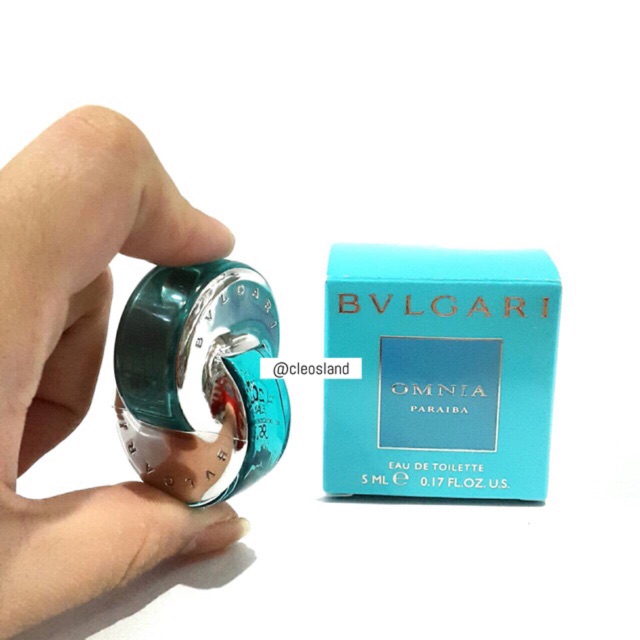 Parfum Miniature Original Bvlgari Omnia Paraiba EDT 5ml