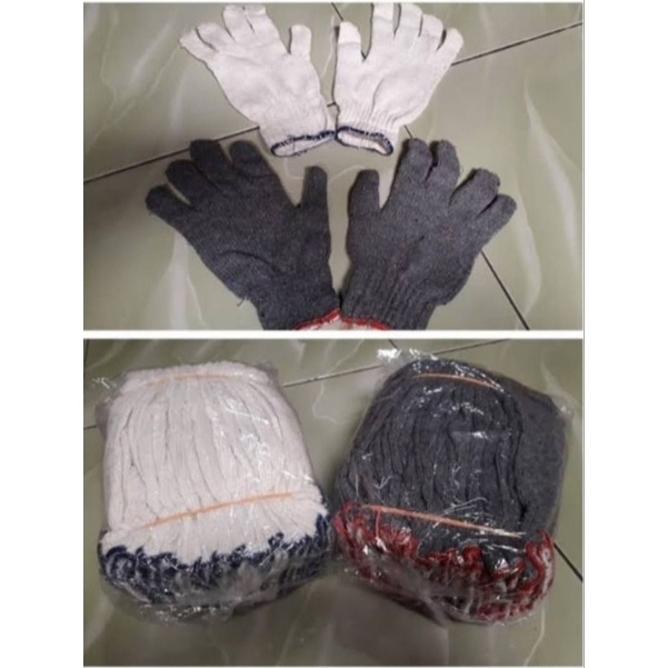 Jual SARUNG TANGAN BENANG PERLUSIN (ISI 12 PASANG) | Shopee Indonesia