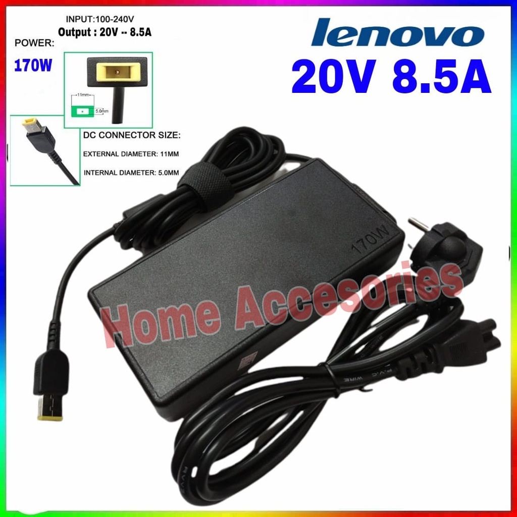 Jual Adaptor Charger Lenovo Legion 5 I5 10300h 15imh05 Legion 5 15arh05 20v 85a 170w Pin Usb 7919