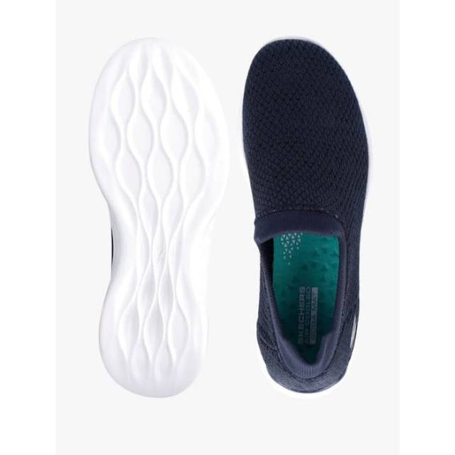 Jual Sepatu Skechers Original Slip On You Define Allegra 15822NVY Giga Mat Shopee Indonesia