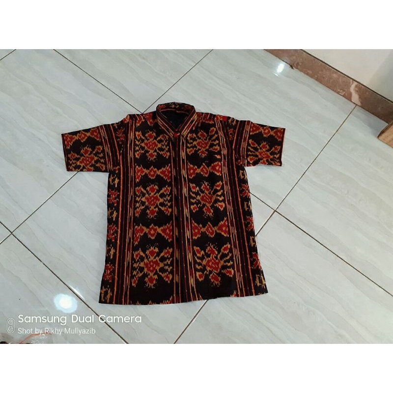 Jual Kemeja tenun rote baju tenun jepara etnik Ktb22 | Shopee Indonesia