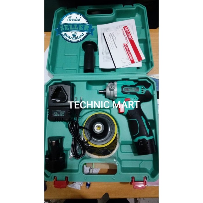 Jual Mesin Poles Polisher Mobil Motor Baterai Cordless Nrt Pro Gv