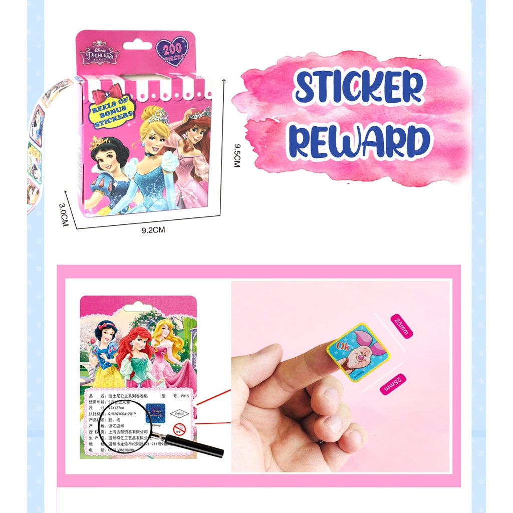 Jual Sticker Reward Anak Karakter Disney - Stiker Penghargaan Apresiasi ...