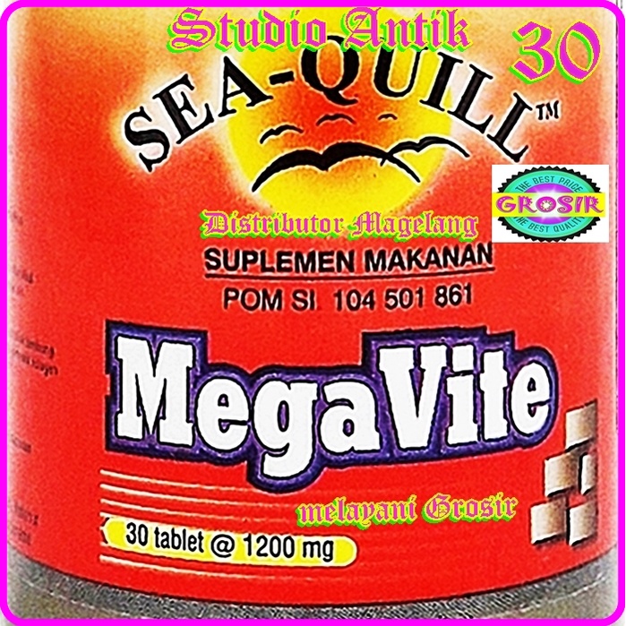 Jual SEA QUILL MEGAVITE 60 - 17284 - SEA QUILL MEGAVITE - MULTI VITAMIN ...