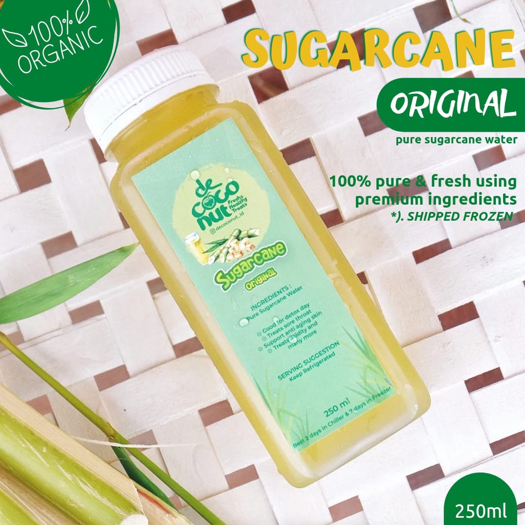 Jual Sugarcane 250ml 100 Air Tebu Murni Shopee Indonesia 