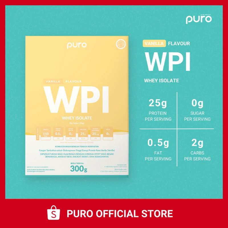 Jual PURO ISOPRO WPI 90 (3 BOX) WHEY ISOLATE 900gr (Rasa Chat Admin ...