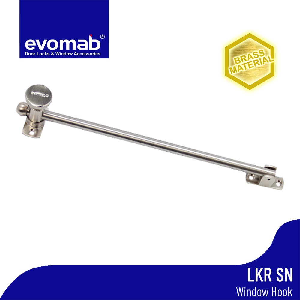 Jual evomab Lamskar Ramskar Kaki Kotak Penahan Jendela / Window Hook ...