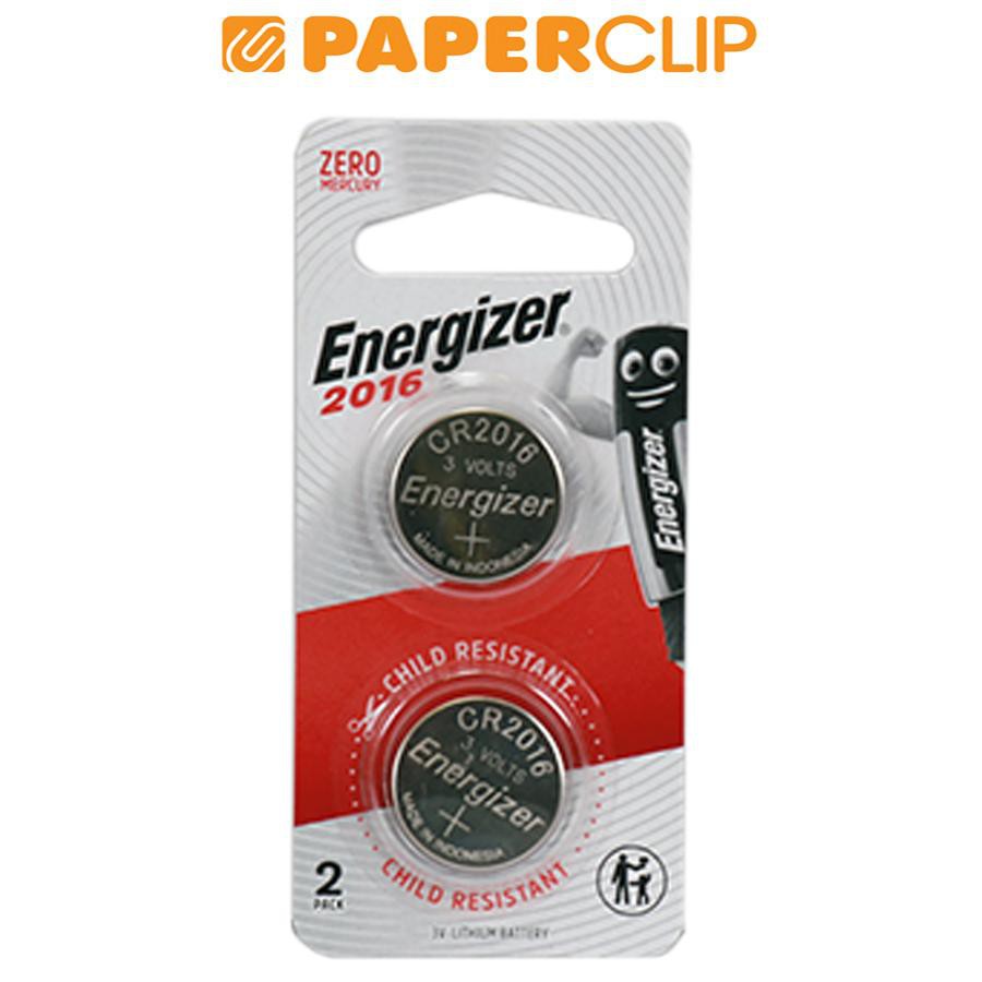 thumbnail interactive-video image 1 of Energizer ECR2016 CR2016 Lithium 3V Button Cell Batteries (2-Pack) - Authorized Seller 1 of 4
