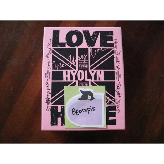Jual Hyorin - Love & Hate Album FULLSET with POSTER (Folded) | Shopee ...
