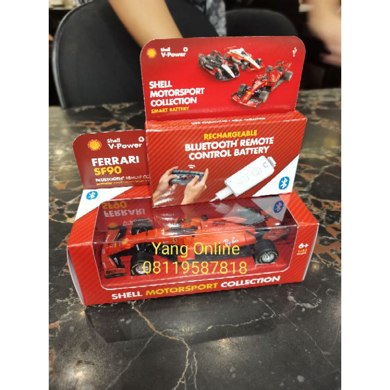 Jual Shell Ferrari SF90 Shell Motorsport Collection bluetooth remote ...