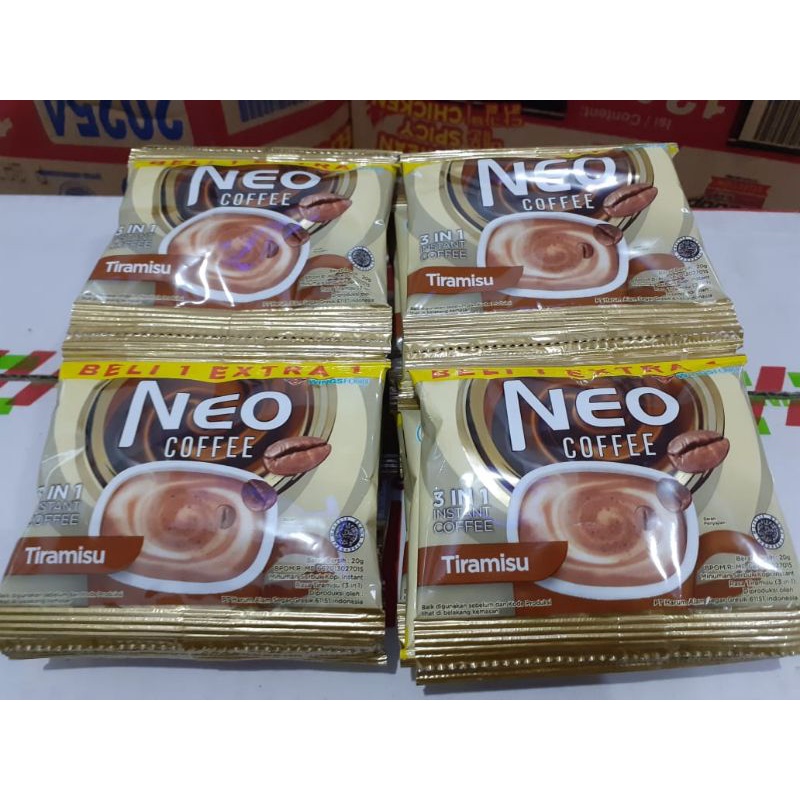 Jual kopi neo coffee tiramisu 10 sachet (1 renteng) Shopee Indonesia