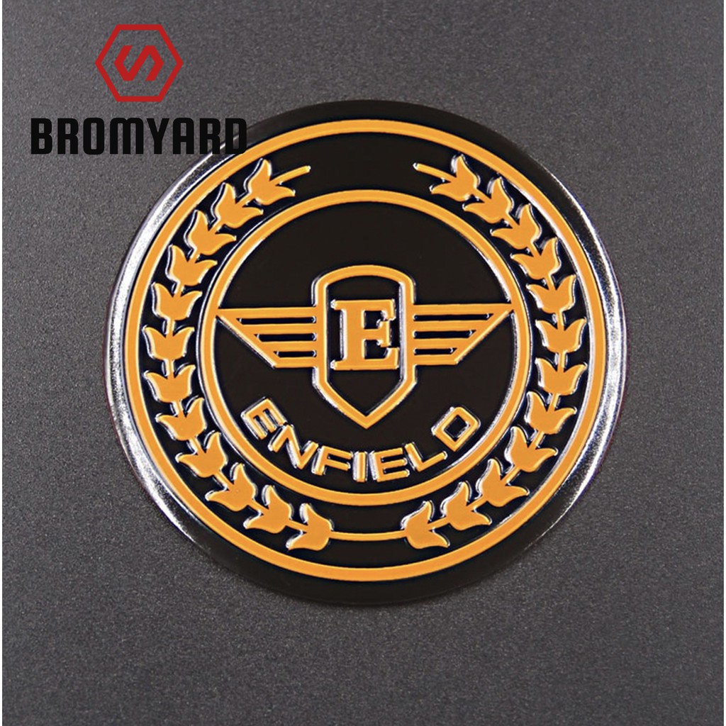 Jual Royal Enfield Plate Sticker Motor Emblem - Long Last Enfield RE03 ...