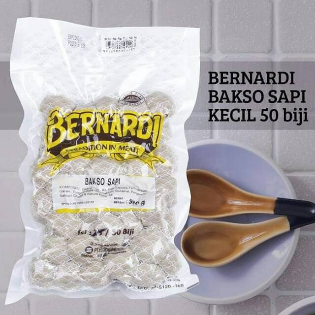 Jual Bernardi Bakso Sapi Kecil Isi 50 Pcs Shopee Indonesia