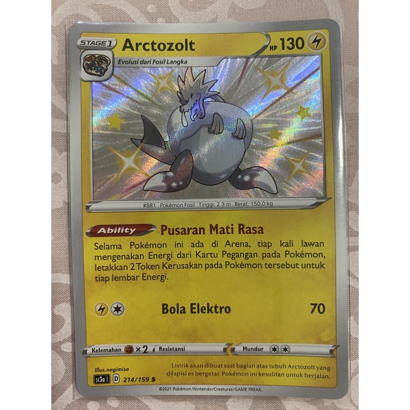 Jual Arctozolt Baby Shiny Pokemon TCG Indonesia | Shopee Indonesia