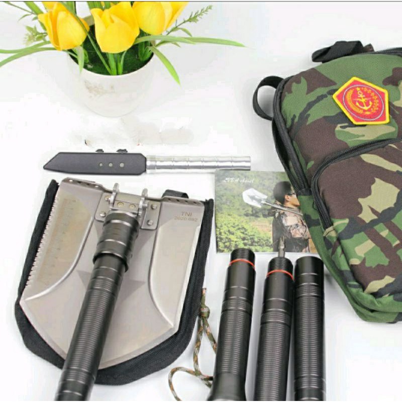 Jual PACUL LORENG / SEKOP BAJA TNI ASLI JATAH | Shopee Indonesia
