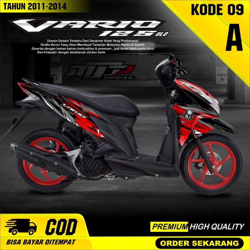 Jual 0104 decal sticker full body motor Honda Vario old CBS Vario old ...