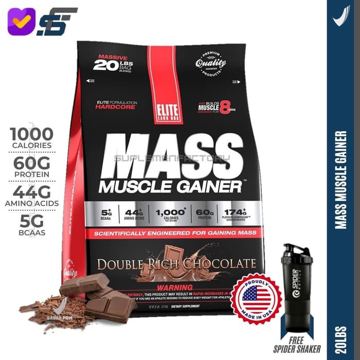 Jual Elite Labs Mass Muscle Gainer 20 LBS | Shopee Indonesia