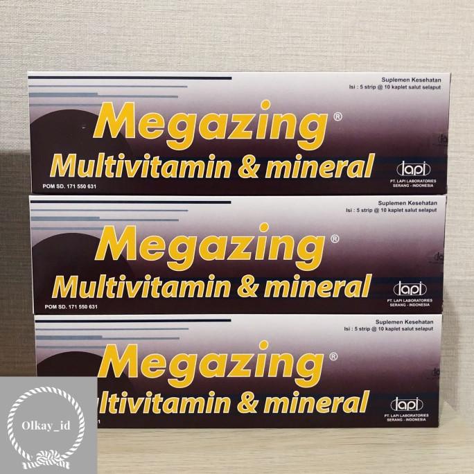 Jual Megazing Multivitamin & Mineral - Vitamin C, E, Zinc / Zink Lc ...