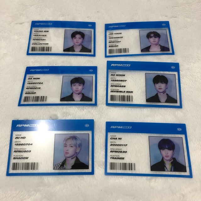 Jual Official SF9 RPM ID card Max version | Shopee Indonesia