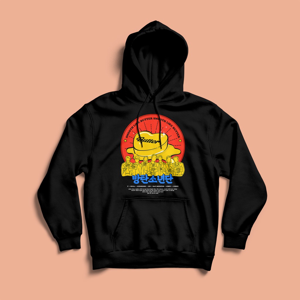 Jual BTS BUTTER HOODIE CREWNECK Shopee Indonesia