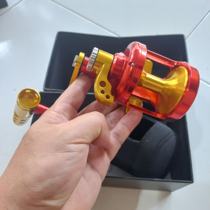 Jual reel pancing topline max drag 25kg 9+2 BB full cnc | Shopee Indonesia
