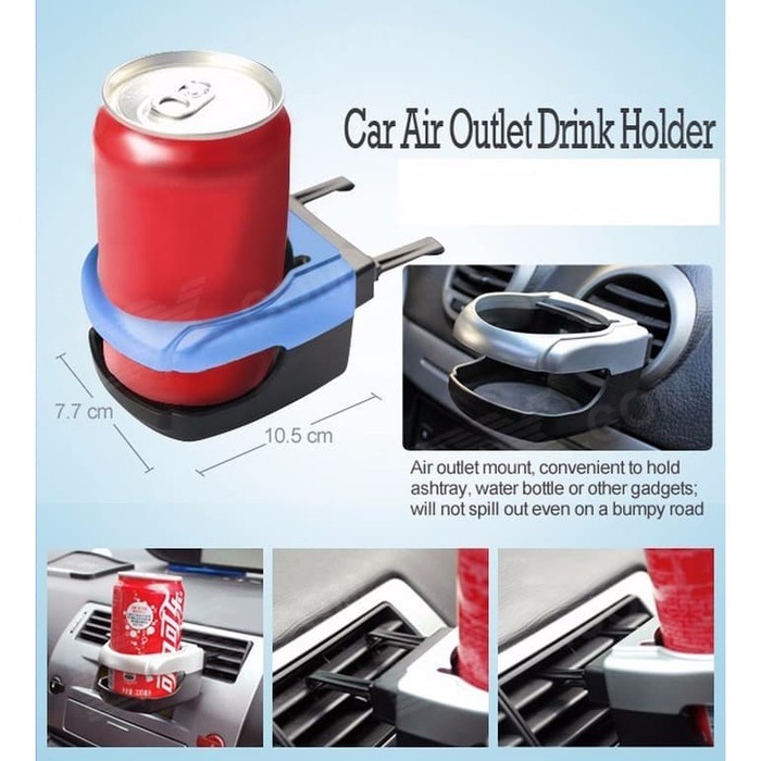 Jual Car Air Vent Drink Holder Pegangan Tempat Minum Kaleng Botol Ac