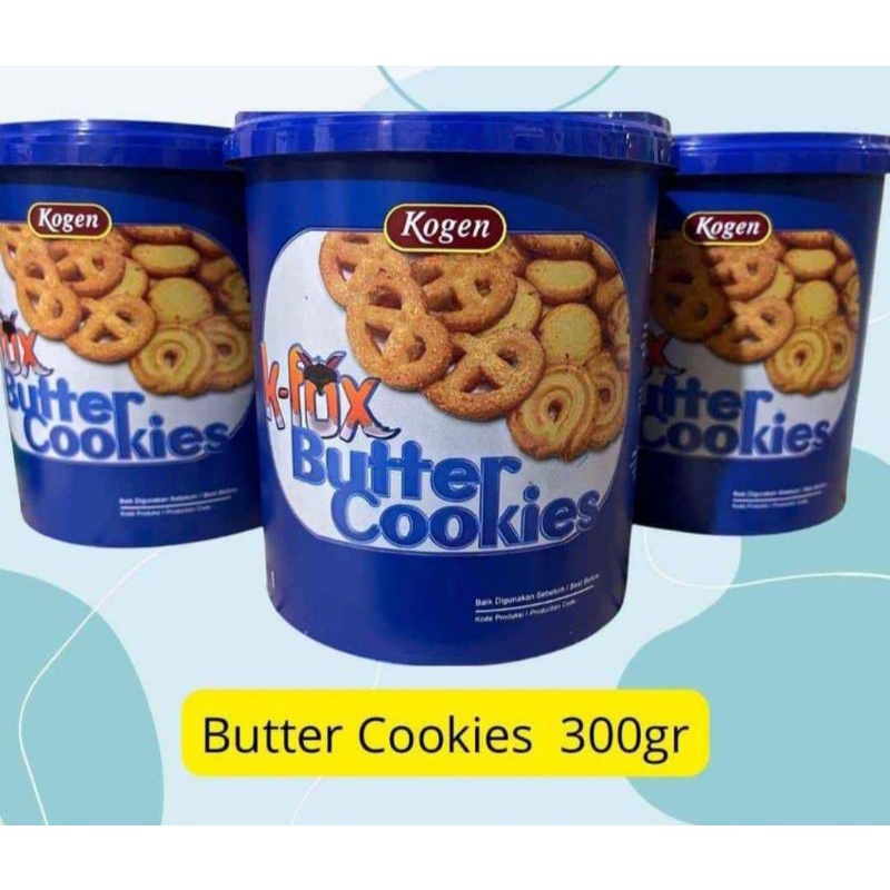 Jual kfox butter cookies kogen 300gr Shopee Indonesia