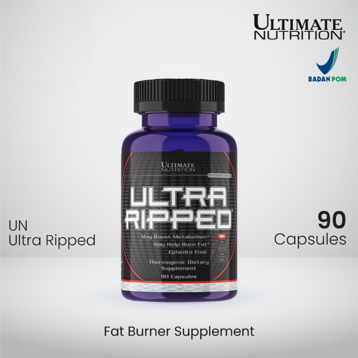 Jual Ultimate Nutrition UN Ultra Ripped 90 Caps 180 Capsule Pembakar ...